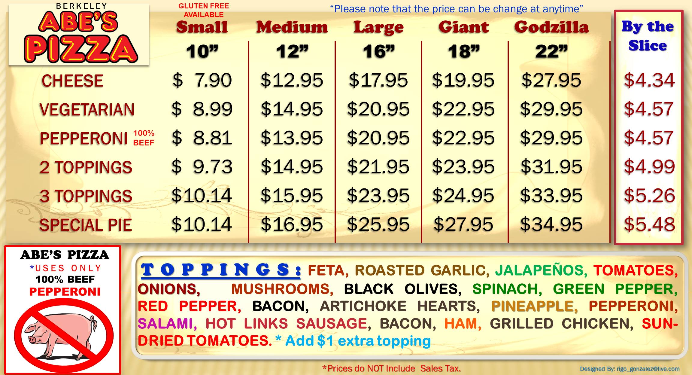 Make Pizza Not War.